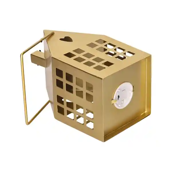 Adorno Tipo Farol Navideño Luz Led 10 x 10 x 195 cm Casaideas