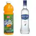 Vodka Eristoff 750 + Watts Naranja 1,5lt