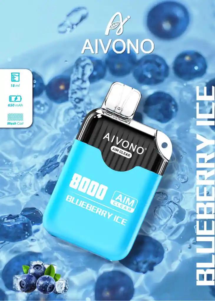 Vapo 8000 Puff Aivono Arandano Ice 0%