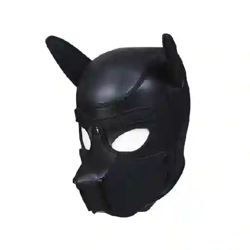 Mascara De Perro Cachorro - Negro