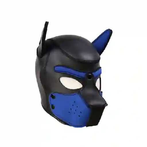 Mascara De Perro Cachorro - Azul