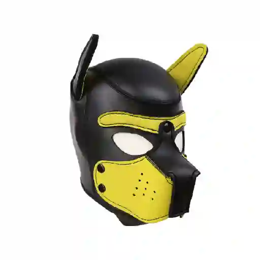 Mascara De Perro Cachorro - Amarillo
