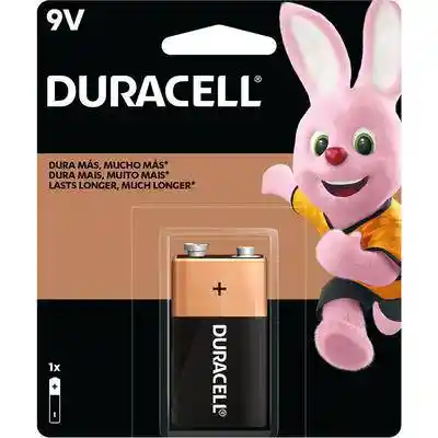 Bateria 9 V. Duracell 1 Unid.