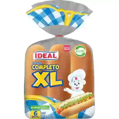 Pan Ideal Hot Dog Xl Bolsa 6 Unid. 528 Gr