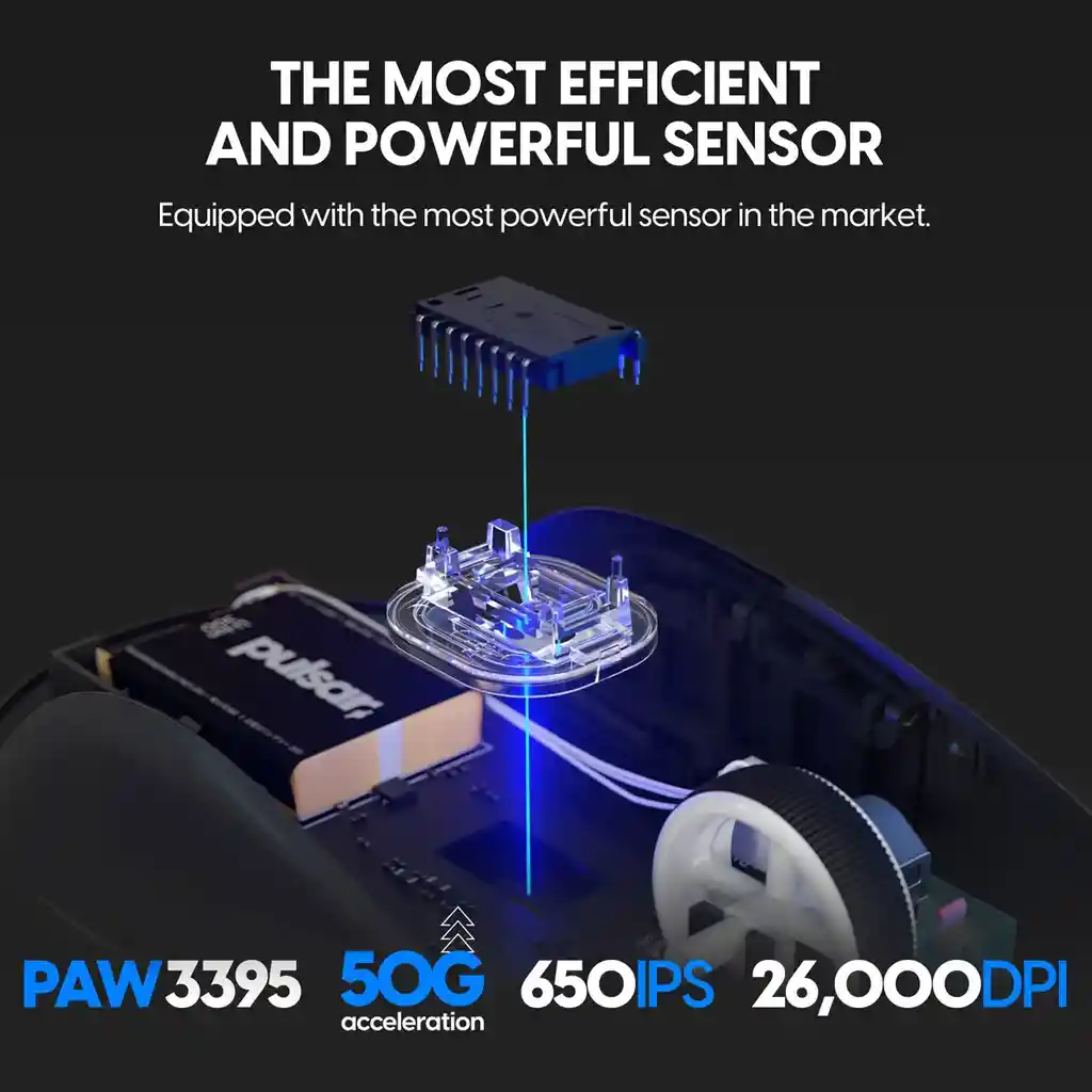 Mouse Pulsar X2 Wireless Mini Premium Black