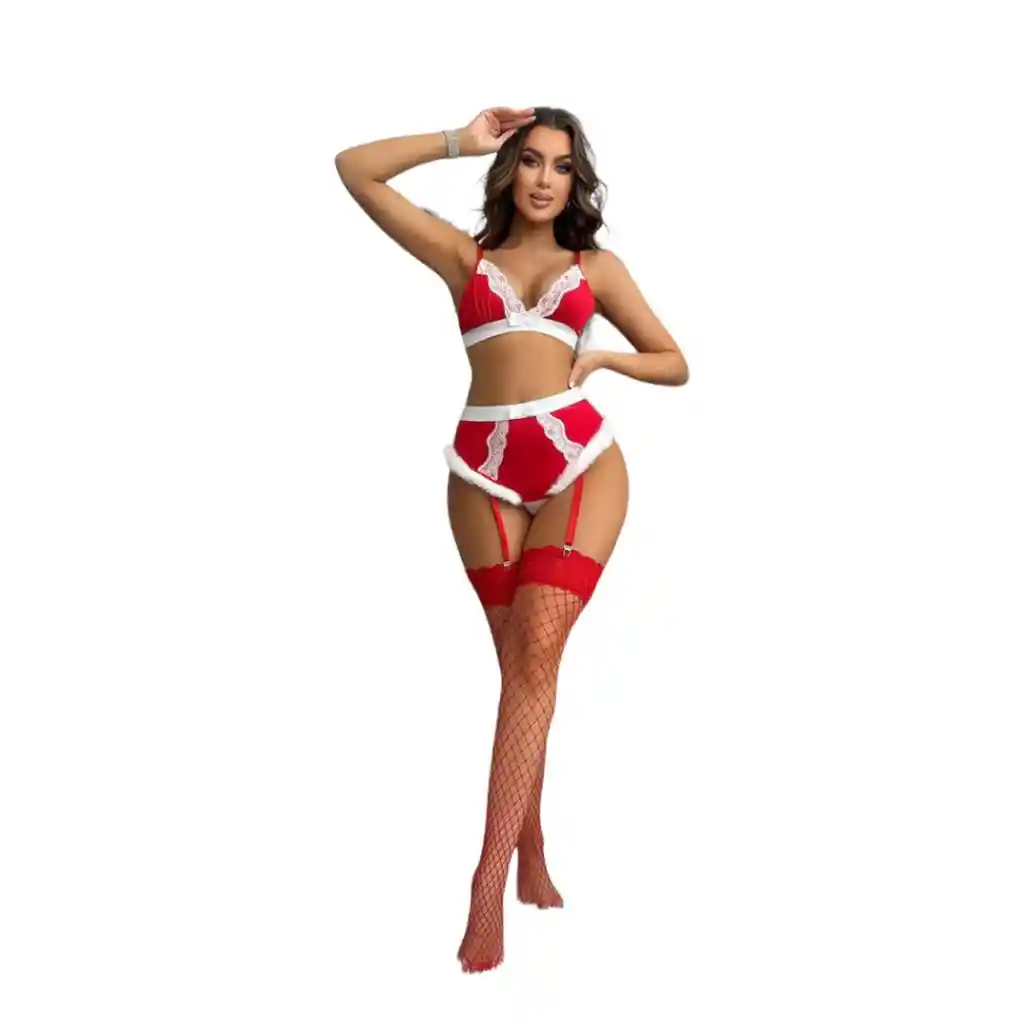 Lencería Con Encaje - Talla M