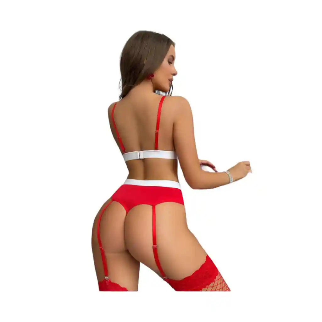 Lencería Con Encaje - Talla M