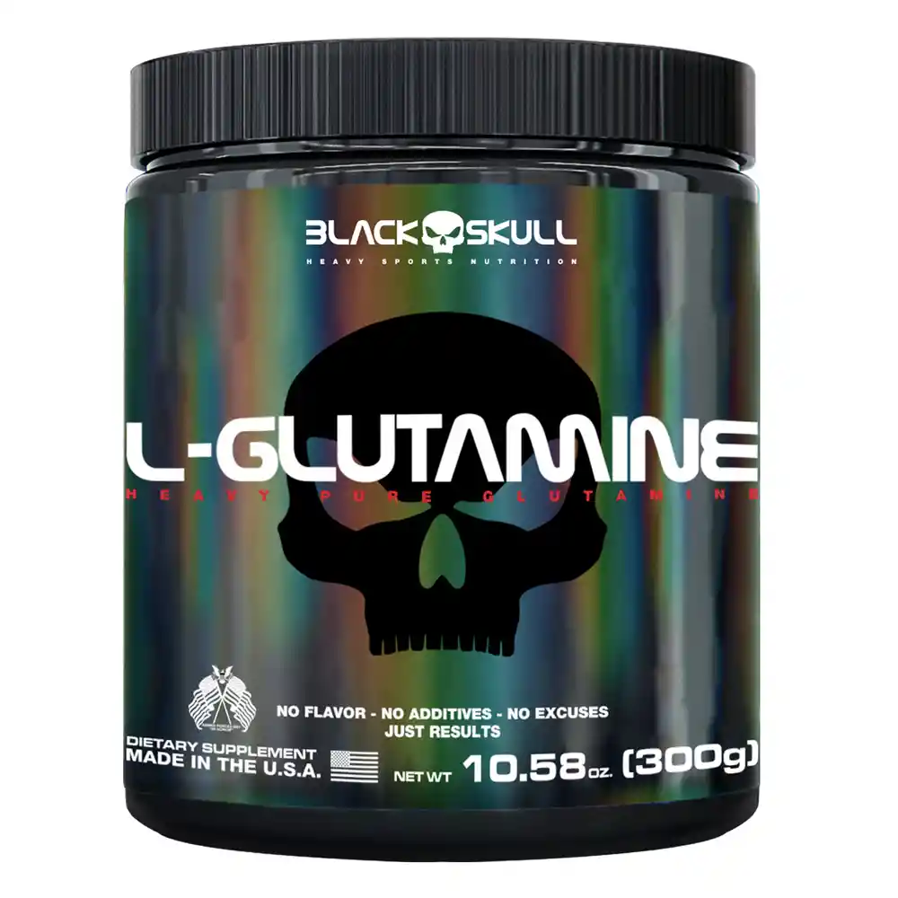 L-glutamine Black Skull Unflavoured 300 G