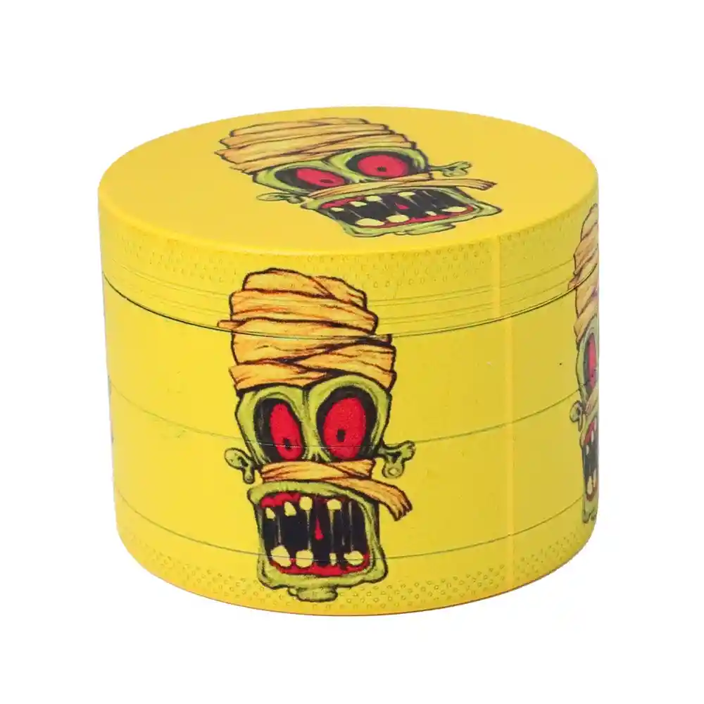 Moledor Cartunzz De 4 Piezas 55mm ( Amarillo )