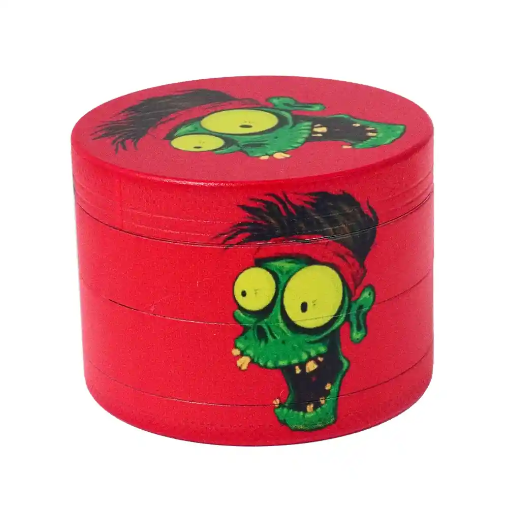 Moledor Cartunzz De 4 Piezas 63mm ( Rojo )