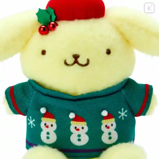 Peluche Sanrio Pompompurin Edición Especial Navidad 22cm 2023