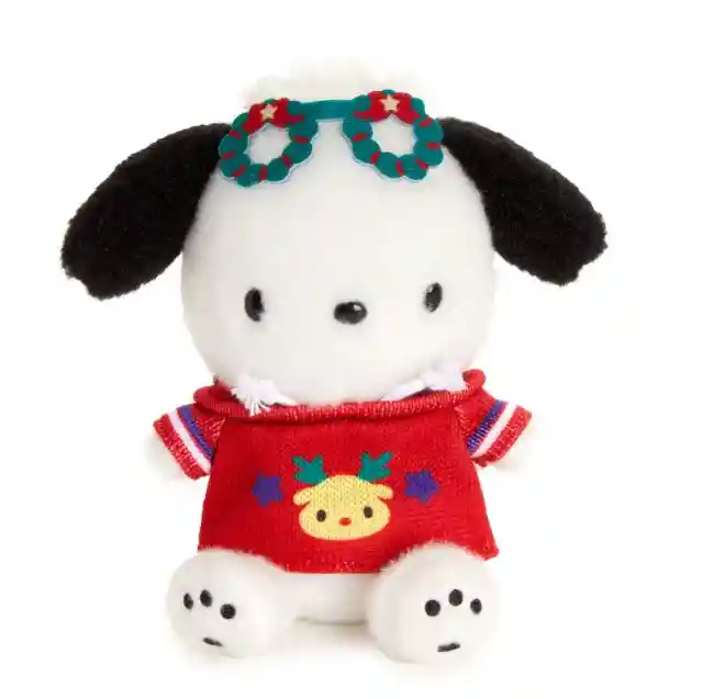 Peluche Sanrio Pochacco Edición Especial Navidad 22cm 2023