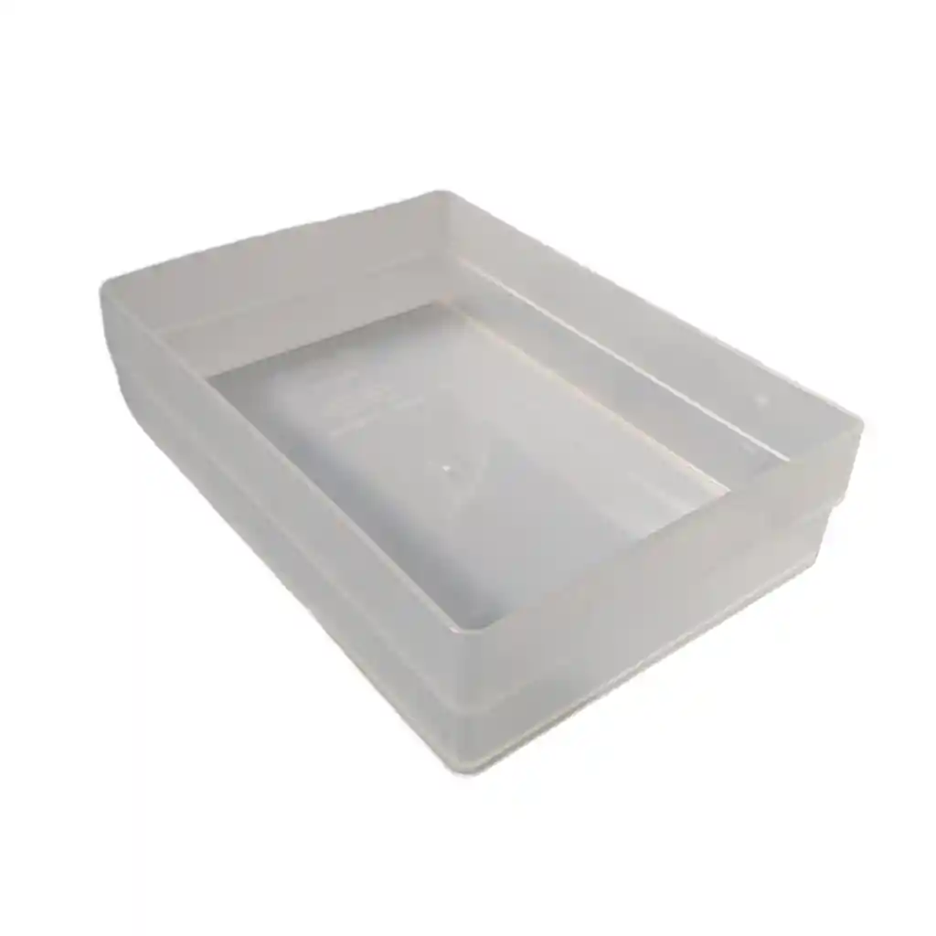 Caja Organizadora Translucida Apilable Baja 148x180x45mm