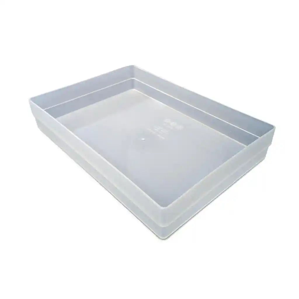 Caja Organizadora Translucida Apilable Baja 260x180x45mm