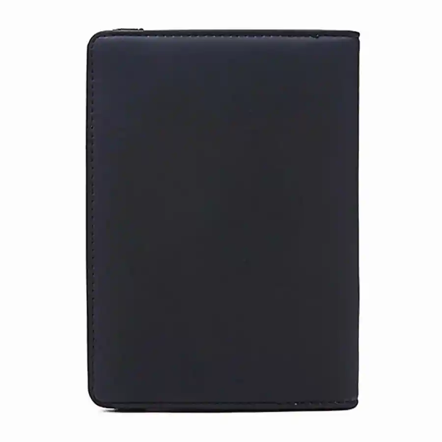 Estuche Porta Pasaporte Funda Protectora Rfid Negro