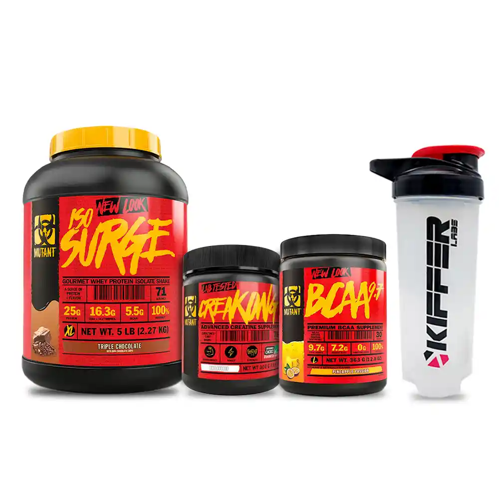 Pack Iso Surge + Creakong + Bcaa + Shaker