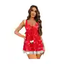 Baby Doll - Estampado De Renos. Talla S