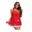 Baby Doll - Estampado De Renos. Talla S