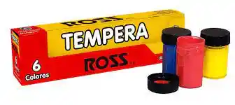 Tempera Ross 6 Unidades