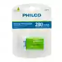 Bateria Recargable 9v 280 Mah Philco