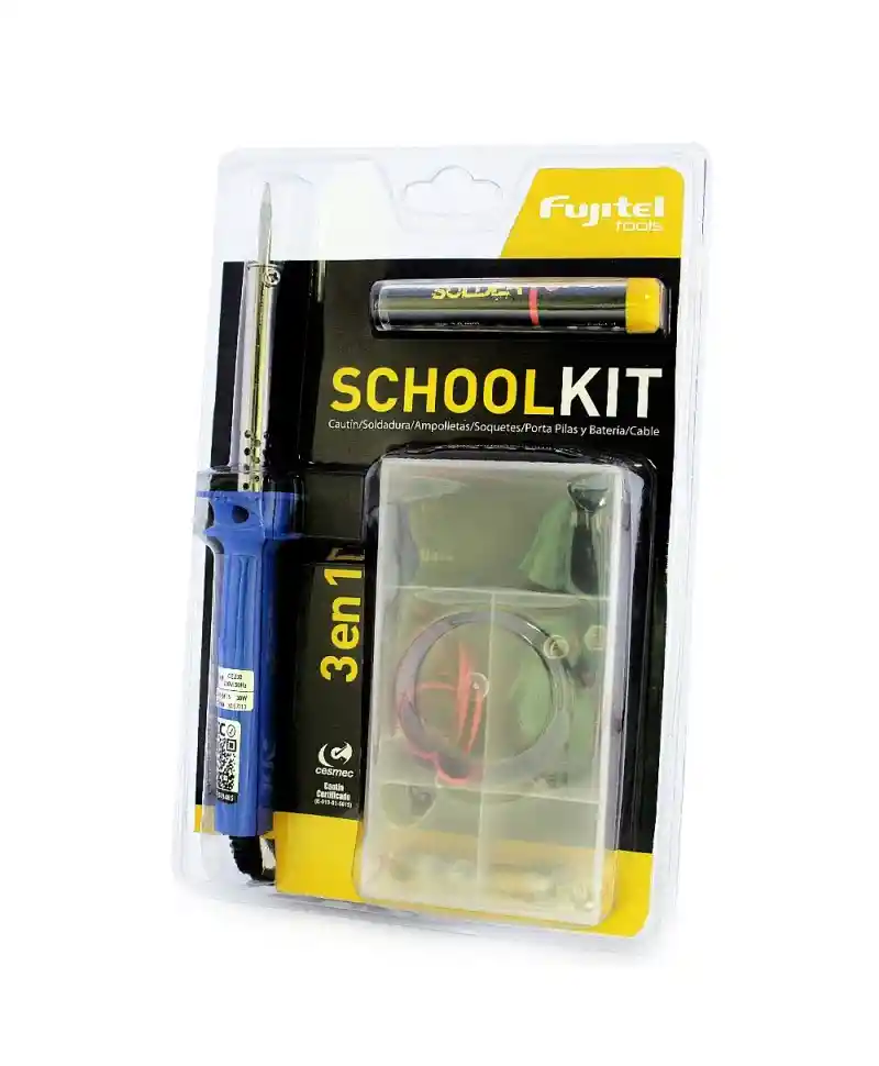 Kit Cautin Soldadura Fujitel Para Aprendizaje