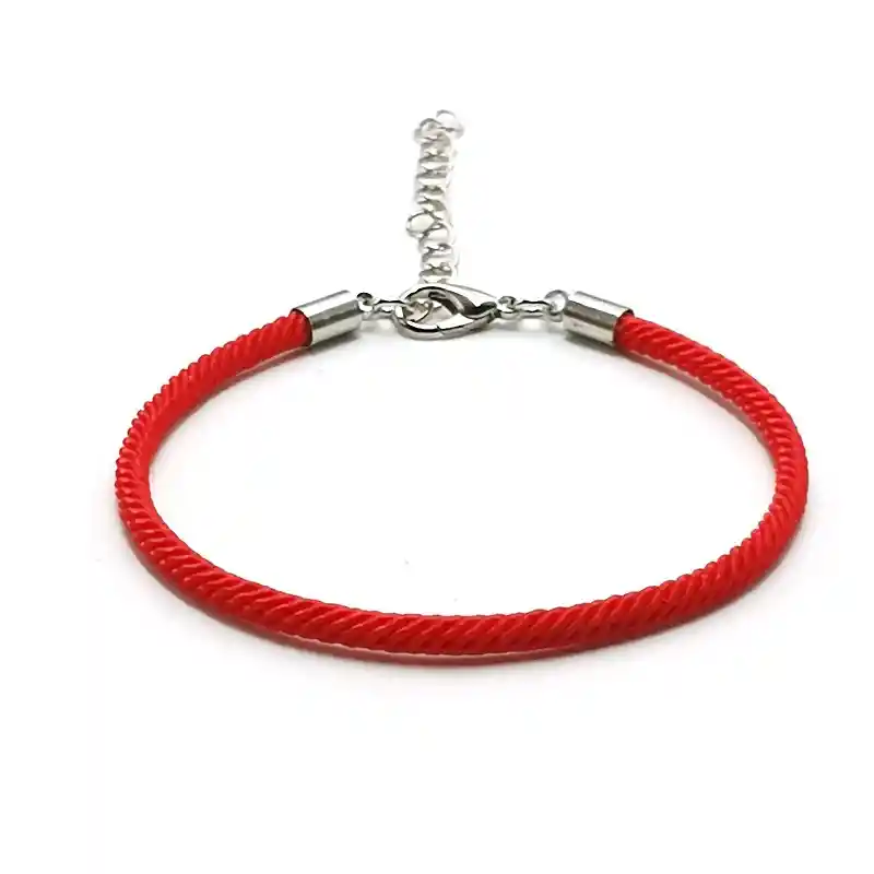 Pulsera Para Charm Cuerda Roja Proteccion