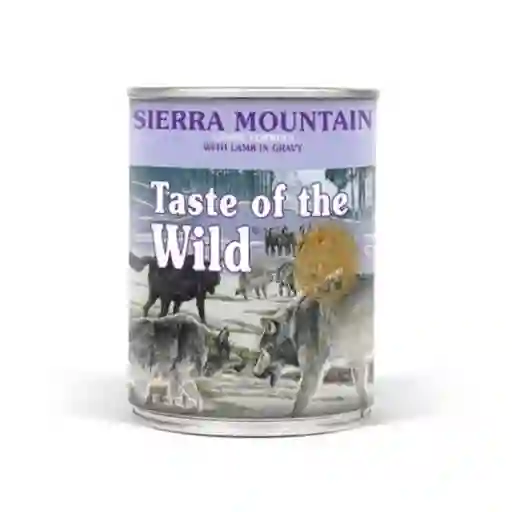 Alimento Humedo Perros Taste Of The Wild Sierra Mountain Lata 390gr