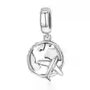 Charm Dije Plata 925 Avion Planeta