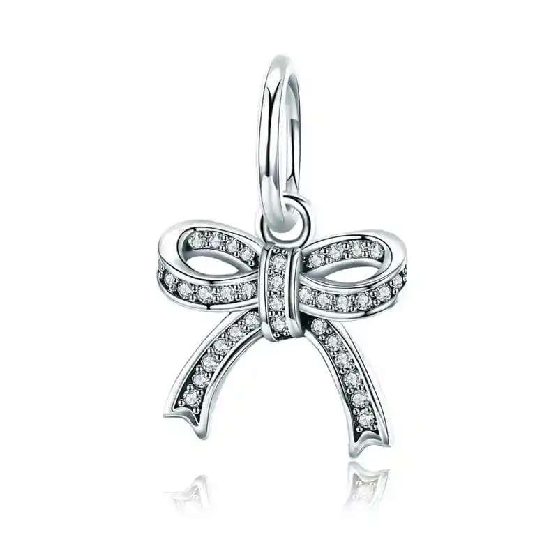 Charm Dije Plata 925 Cinta Regalo