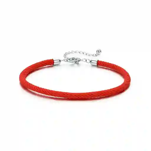 Pulsera Plata 925 Cuerda Roja Charms