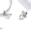 Charm Dije Plata 925 Corazon Loving Sister Infinito