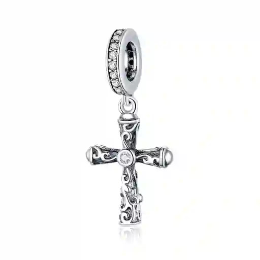 Charm Dije Plata 925 Cruz Vintage