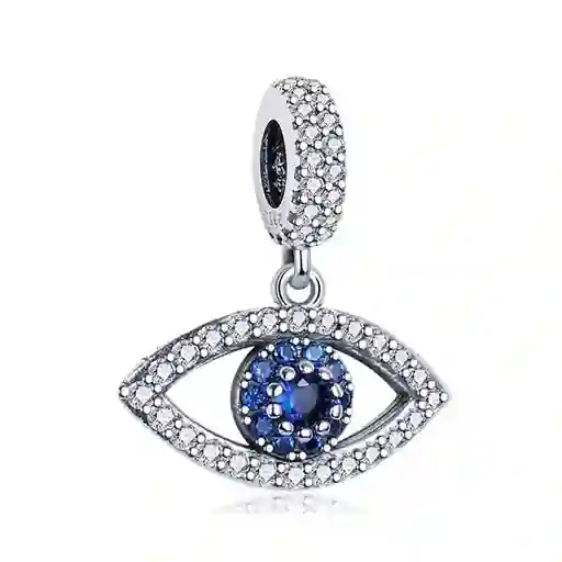 Charm Dije Plata 925 Ojo Turco Colgante