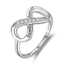 Anillo Plata 925 Infinito Family Ajustable