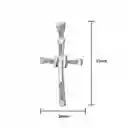 Collar Cruz De Toreto Plata 925