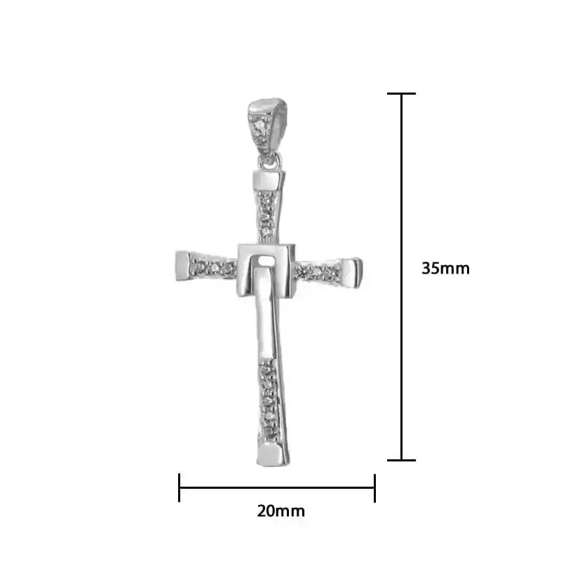 Collar Cruz De Toreto Plata 925