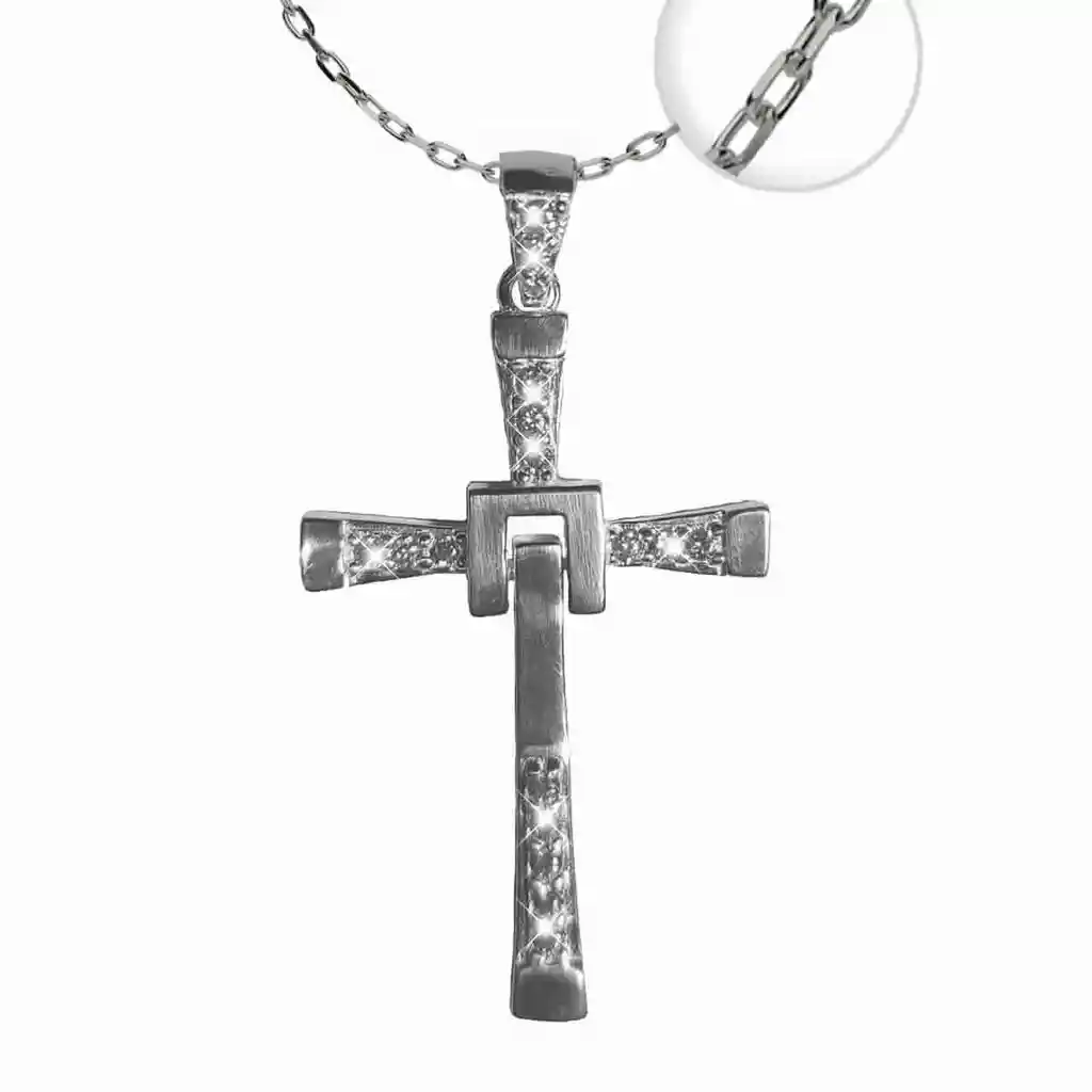 Collar Cruz De Toreto Plata 925