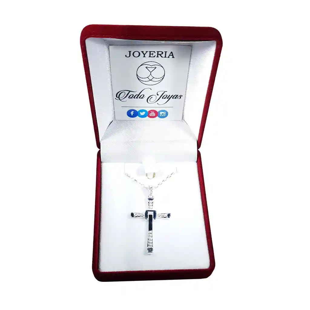 Collar Cruz De Toreto Plata 925