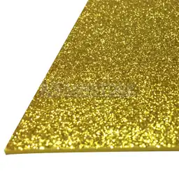 Goma Eva Glitter 40x60cm X 2mm Dorado