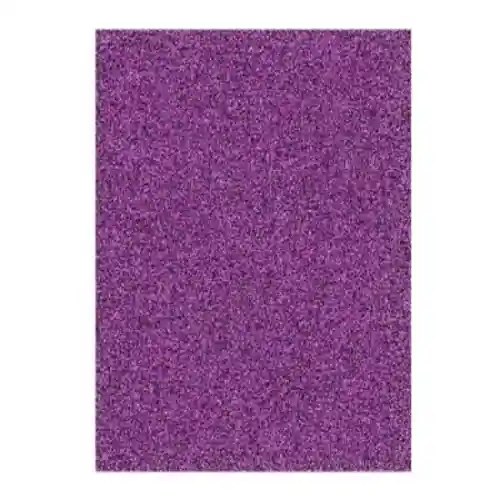 Goma Eva Glitter 40x60cm X 2mm Violeta