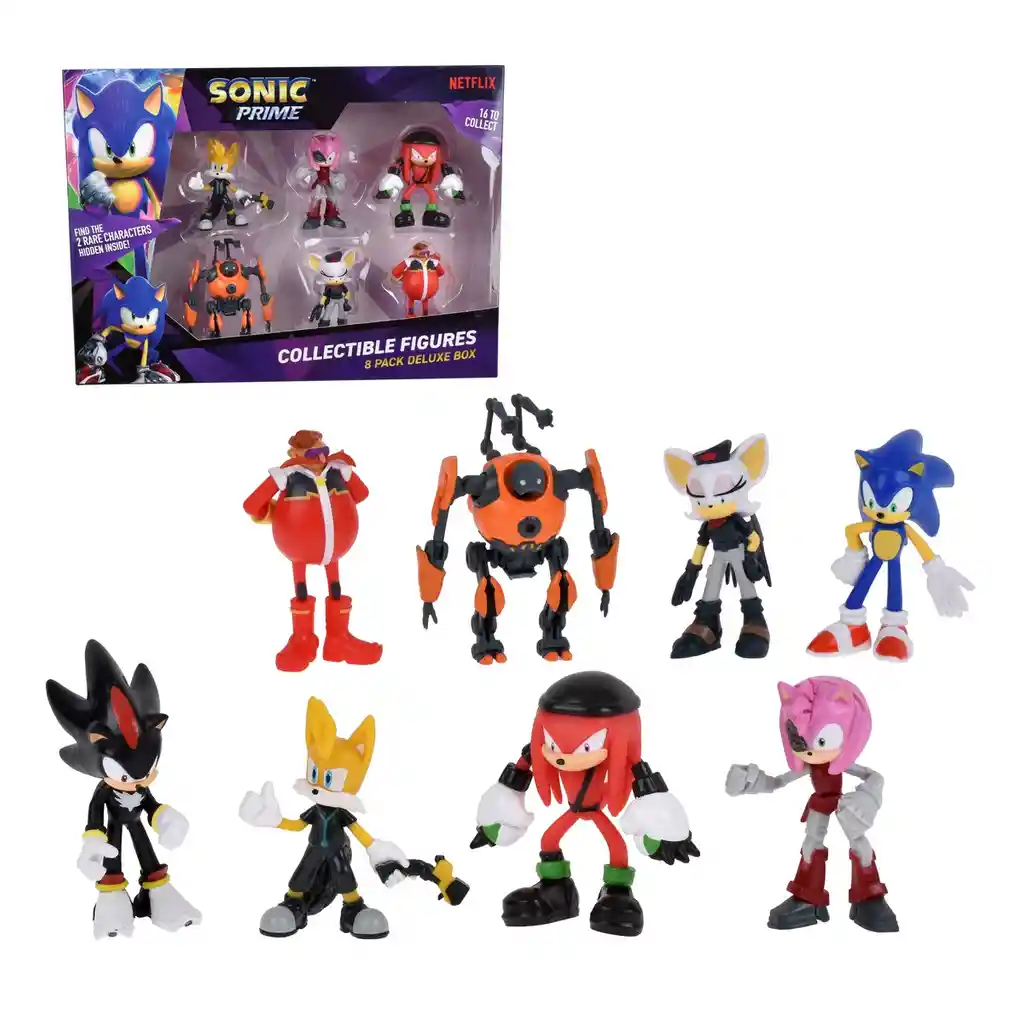 Pack 8 Figuras Sonic De 7 Cms