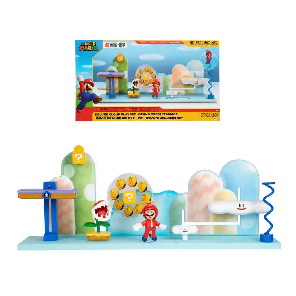 Super Mario Playset Nubes Delux Nintendo