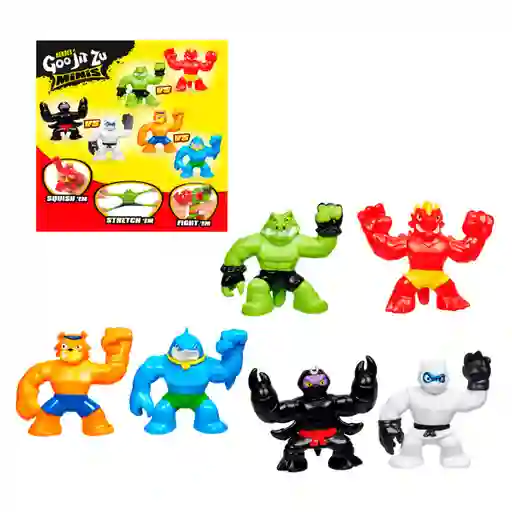 Goo Jit Zu - Figuras Mini Heroes 6 Cm