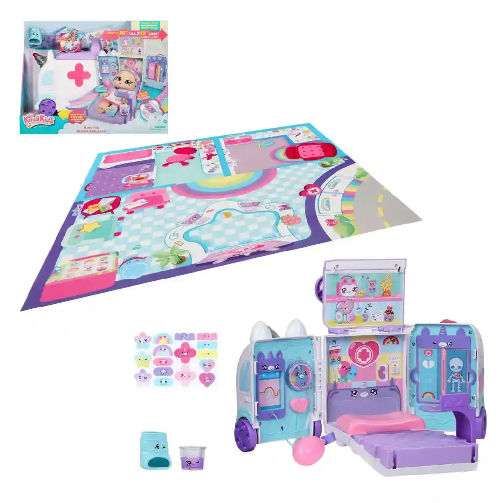 Kindi Kids Set Ambulancia De Unicornio