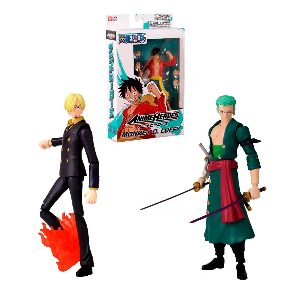 Figura One Piece Anime Heroes 17 Cms