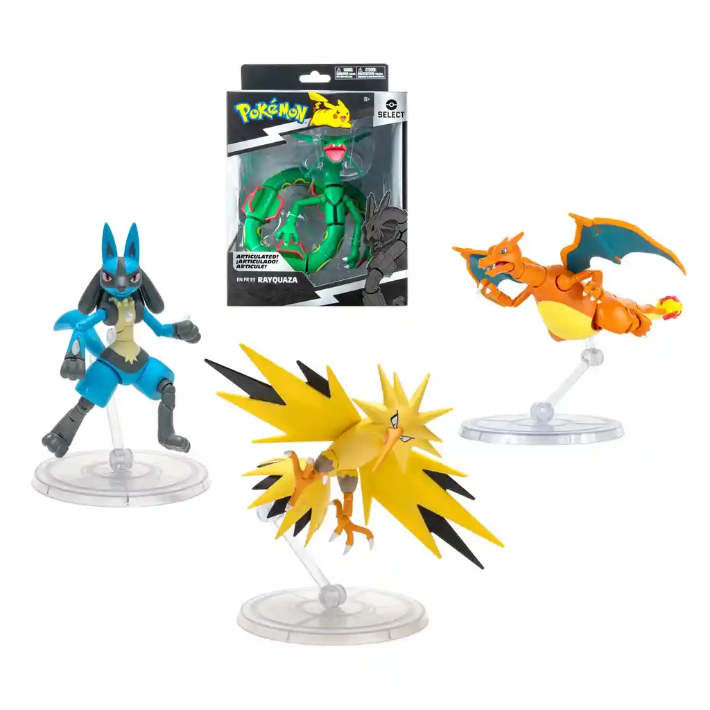 Figura Super Articulada De 15 Cms Pokemon