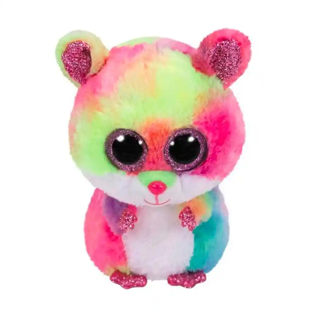 Ty Beanie Boos Rodney Hamster Multicolor Mediano