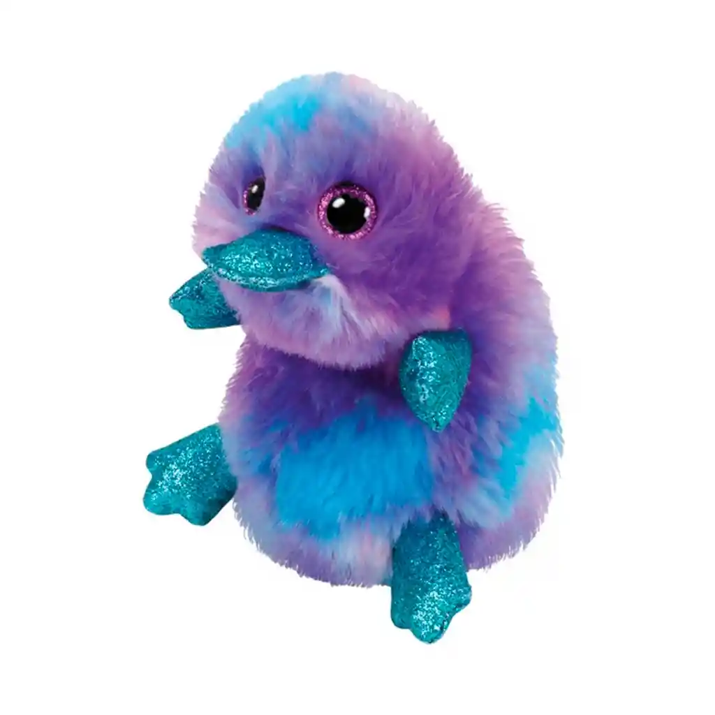 Ty Beanie Boos Zappy Ornitorrinco Púrpura Mediano