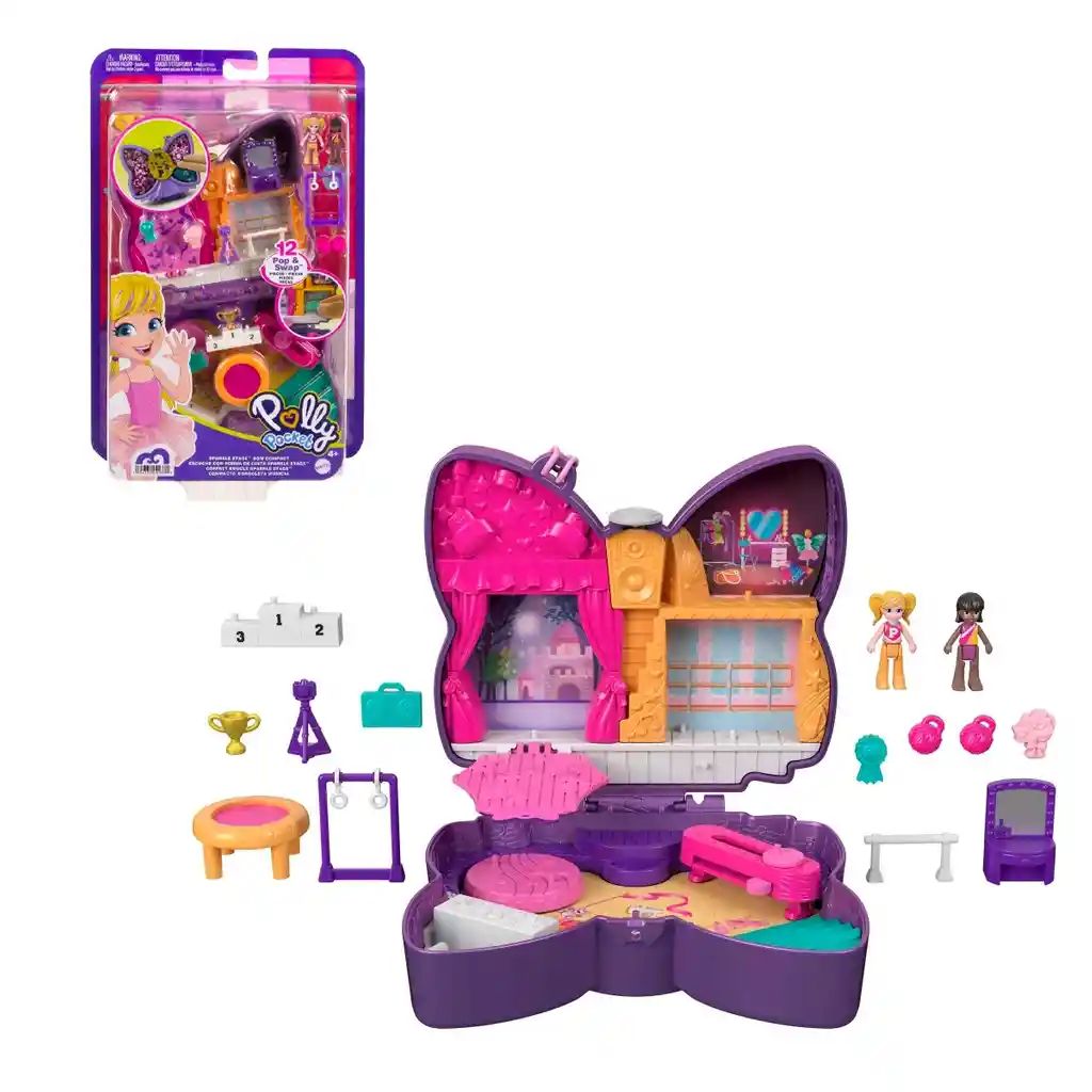 Polly Pocket Compacto De Moño Mágico