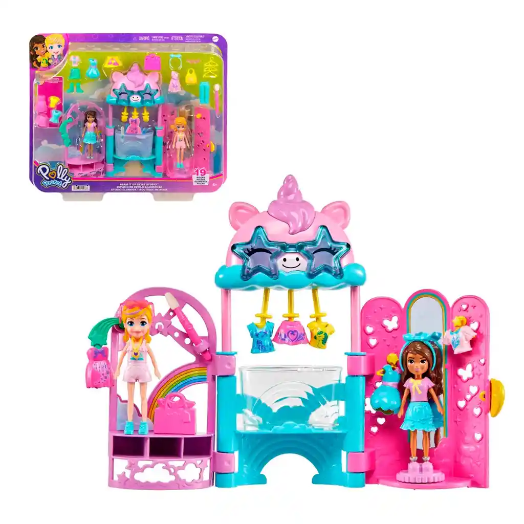 Polly Pocket Set De Boutique De Moda